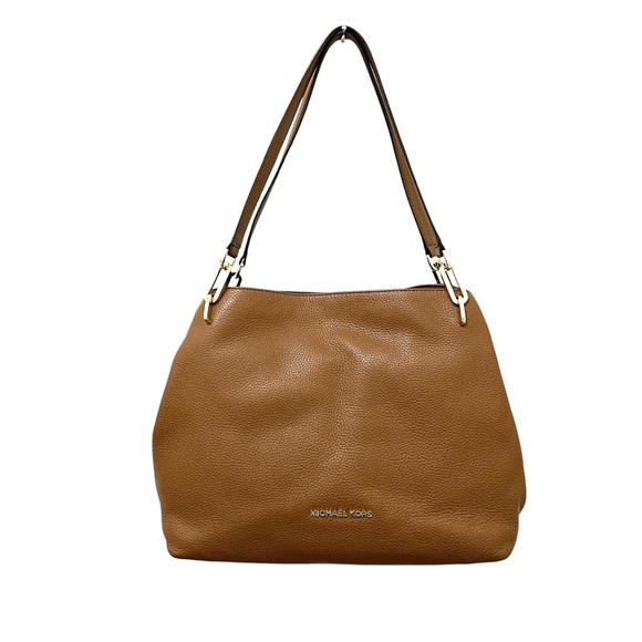 MICHAEL KORS Leighton Large Shoulder Tote brown - Picture 2 of 16